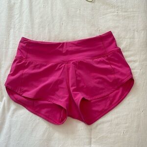 Sonic pink speed up shorts